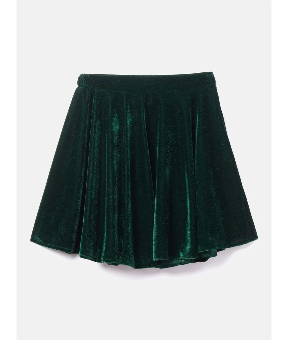 Stretchable Velvet Skirt for Girls