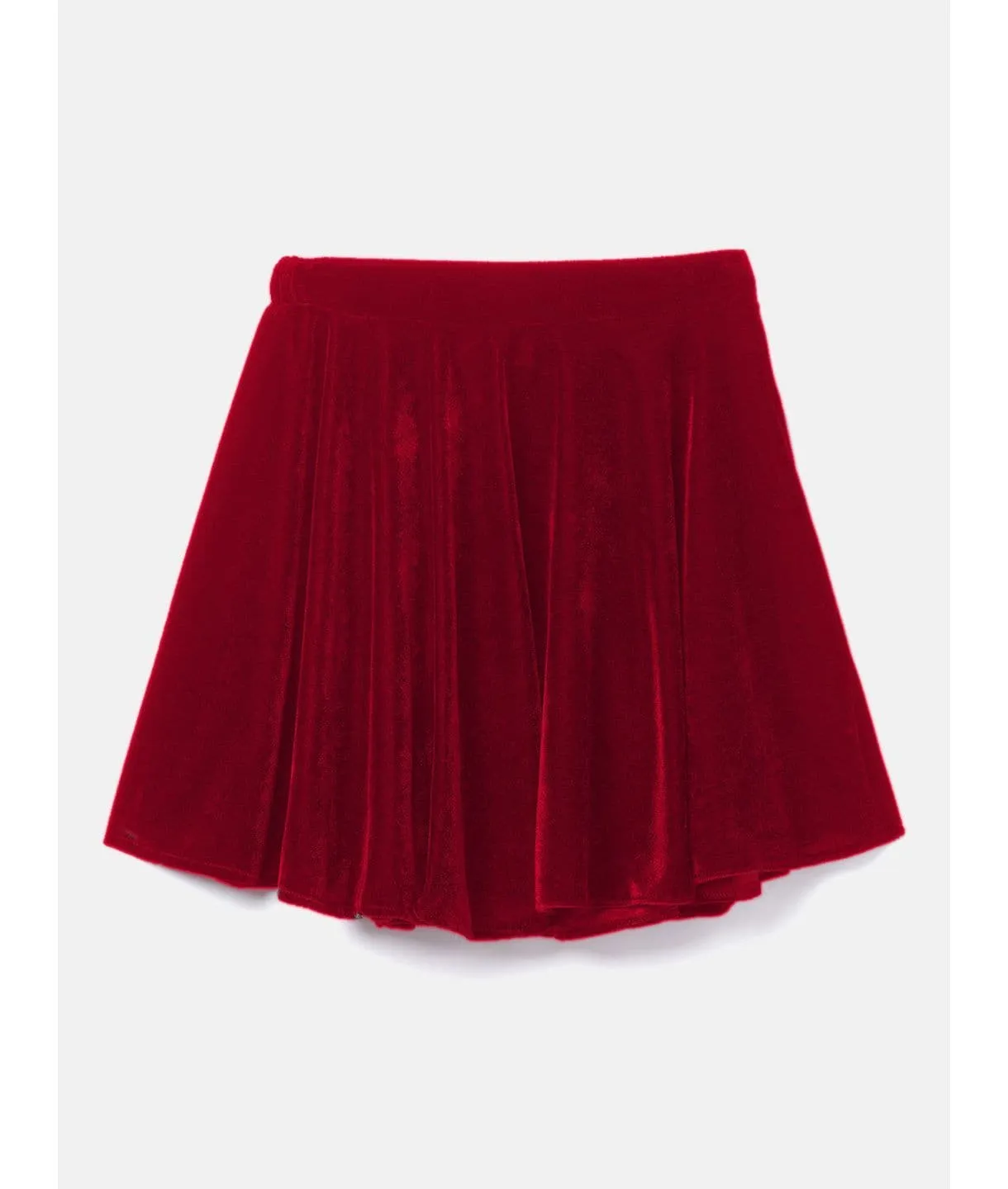 Stretchable Velvet Skirt for Girls