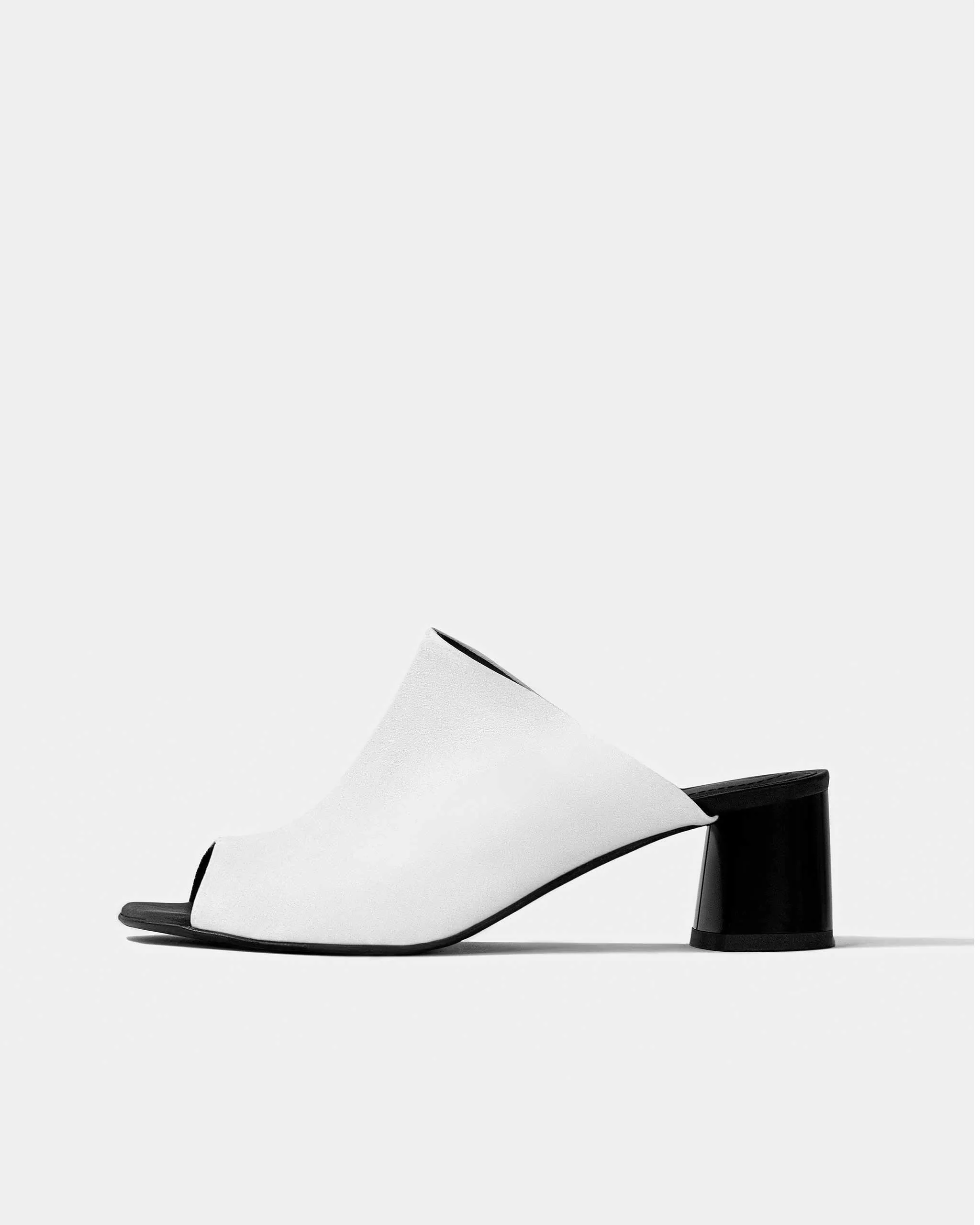 Uptown White Nopal cactus leather sandals - sample sale