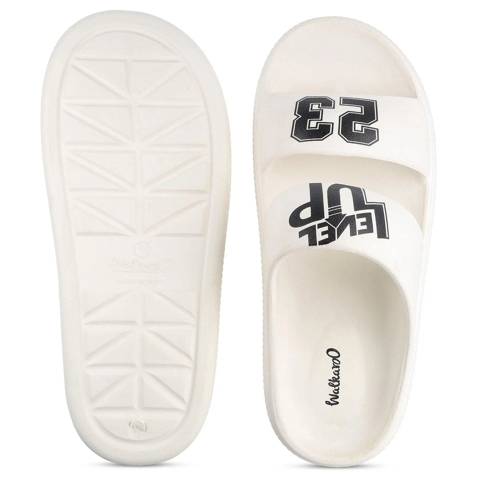 Walkaroo Men Casual Flip-Flop  - WC8711 White