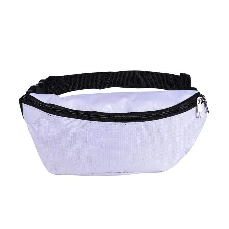 White Canvas Bumbag