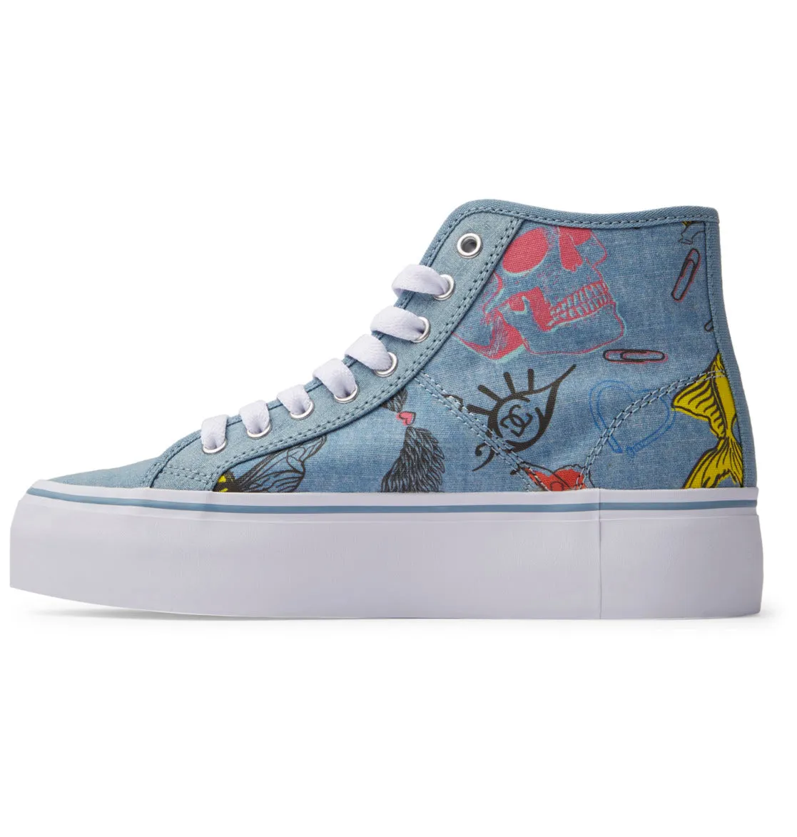 Women's Manual Hi Platform High-Top Shoes