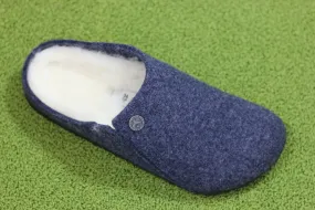 Women's Zermatt Slipper - Dark Blue Wool/Shearling