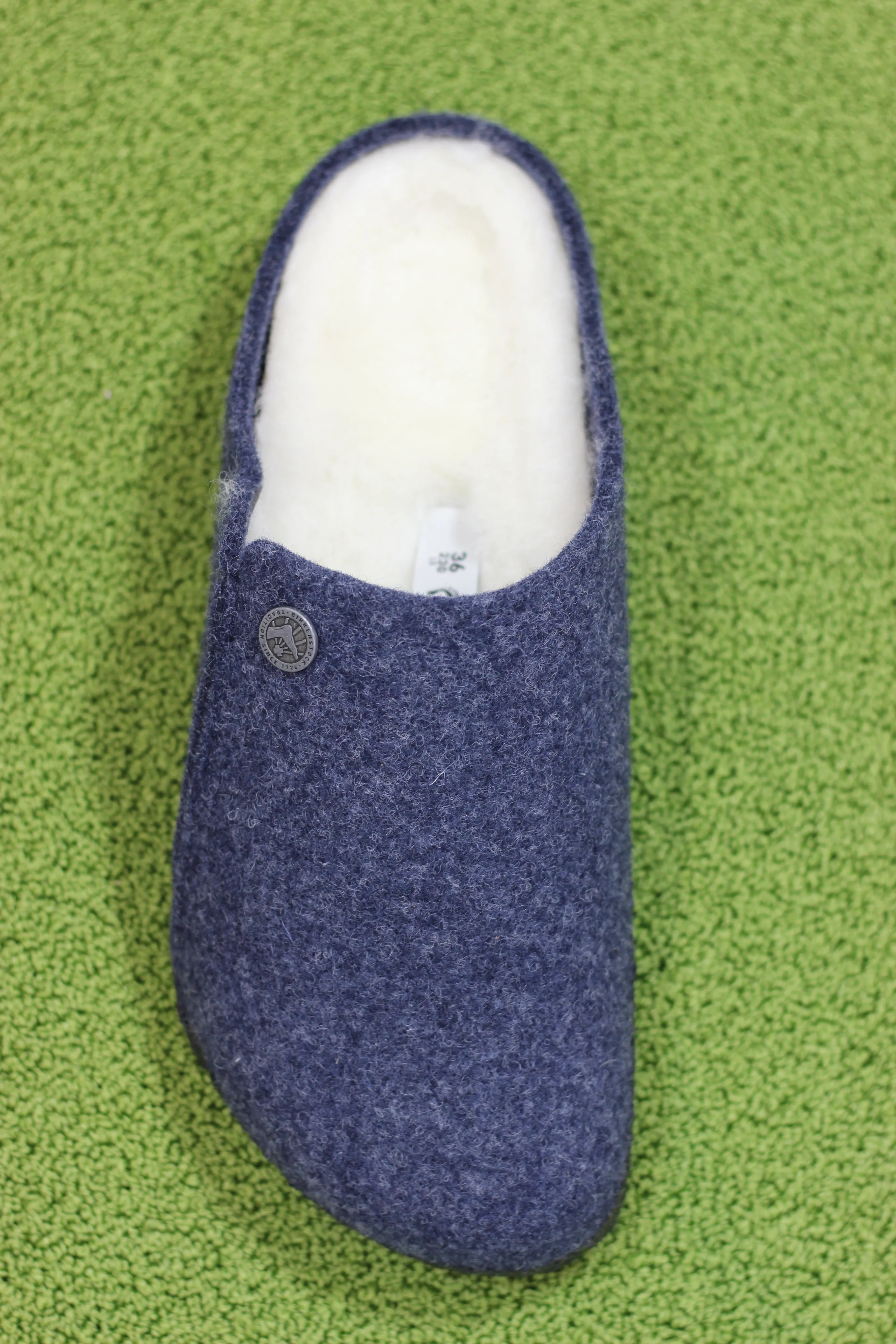 Women's Zermatt Slipper - Dark Blue Wool/Shearling